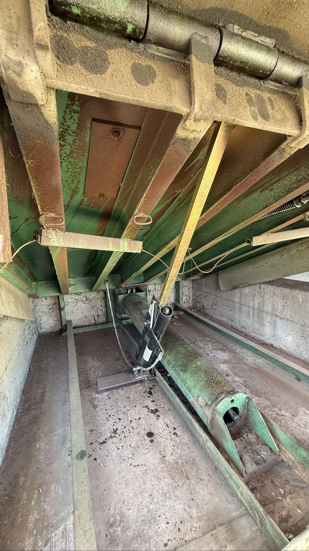 New Kelley lip shock installed beneath a mechanical dock leveler
