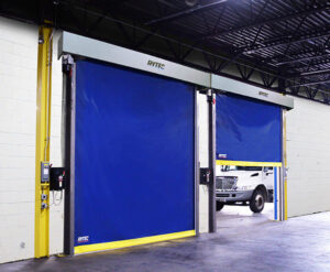 Food and beverage production facility with industrial processing equipment
