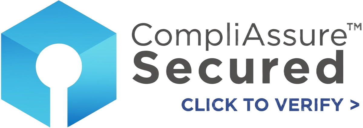CompliAssure Secured — security and compliance verification badge