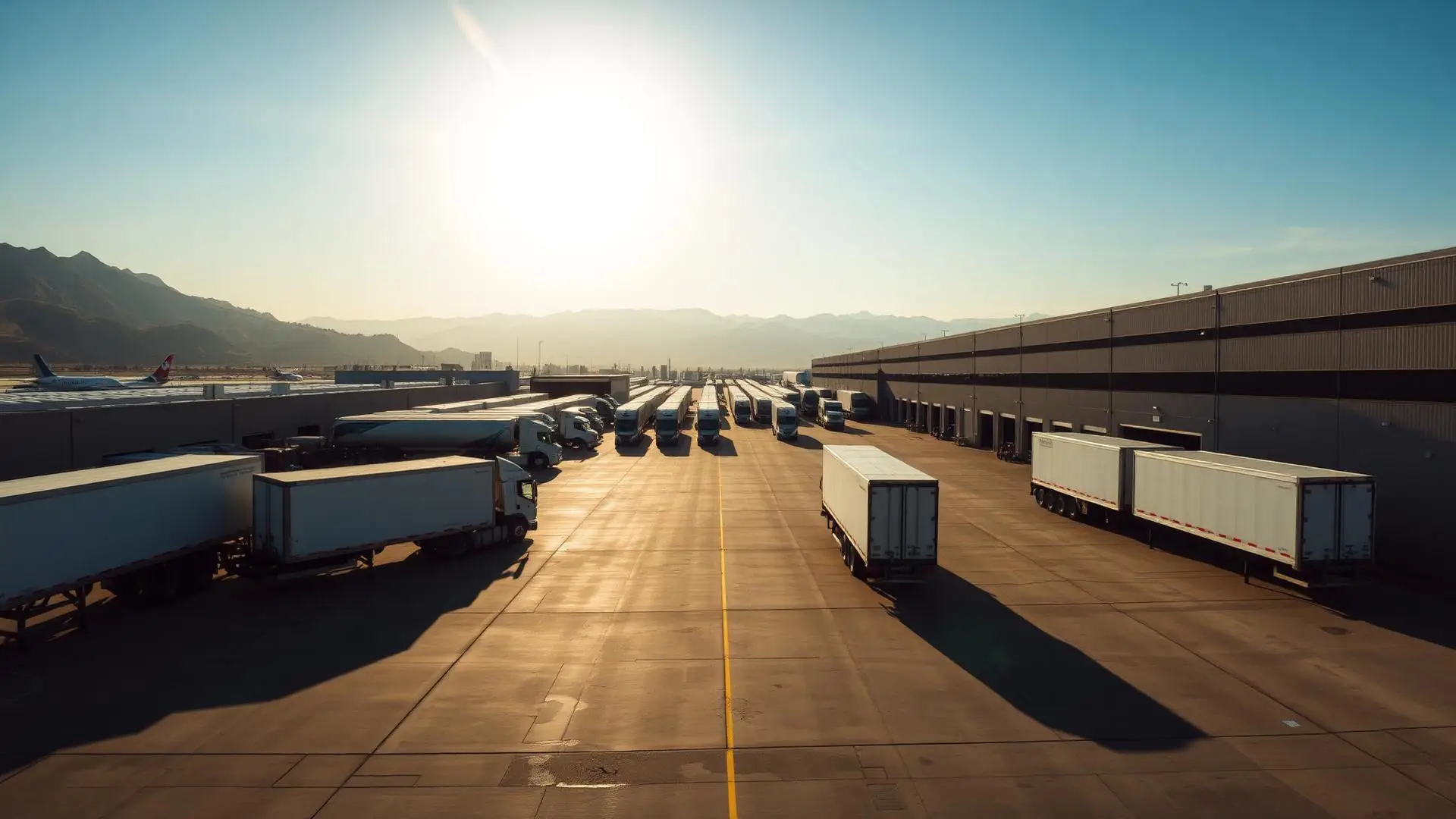 San Bernardino CA industrial warehouse near air cargo zone